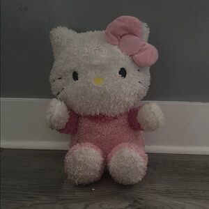 Hello Kitty Pink and White Stuffed Animal Plush